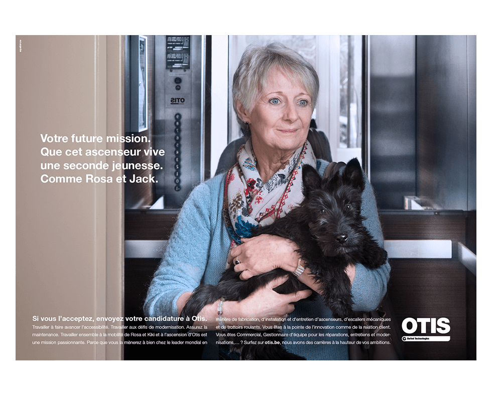 OTIS - Recruitment Ad 2 - Old lady