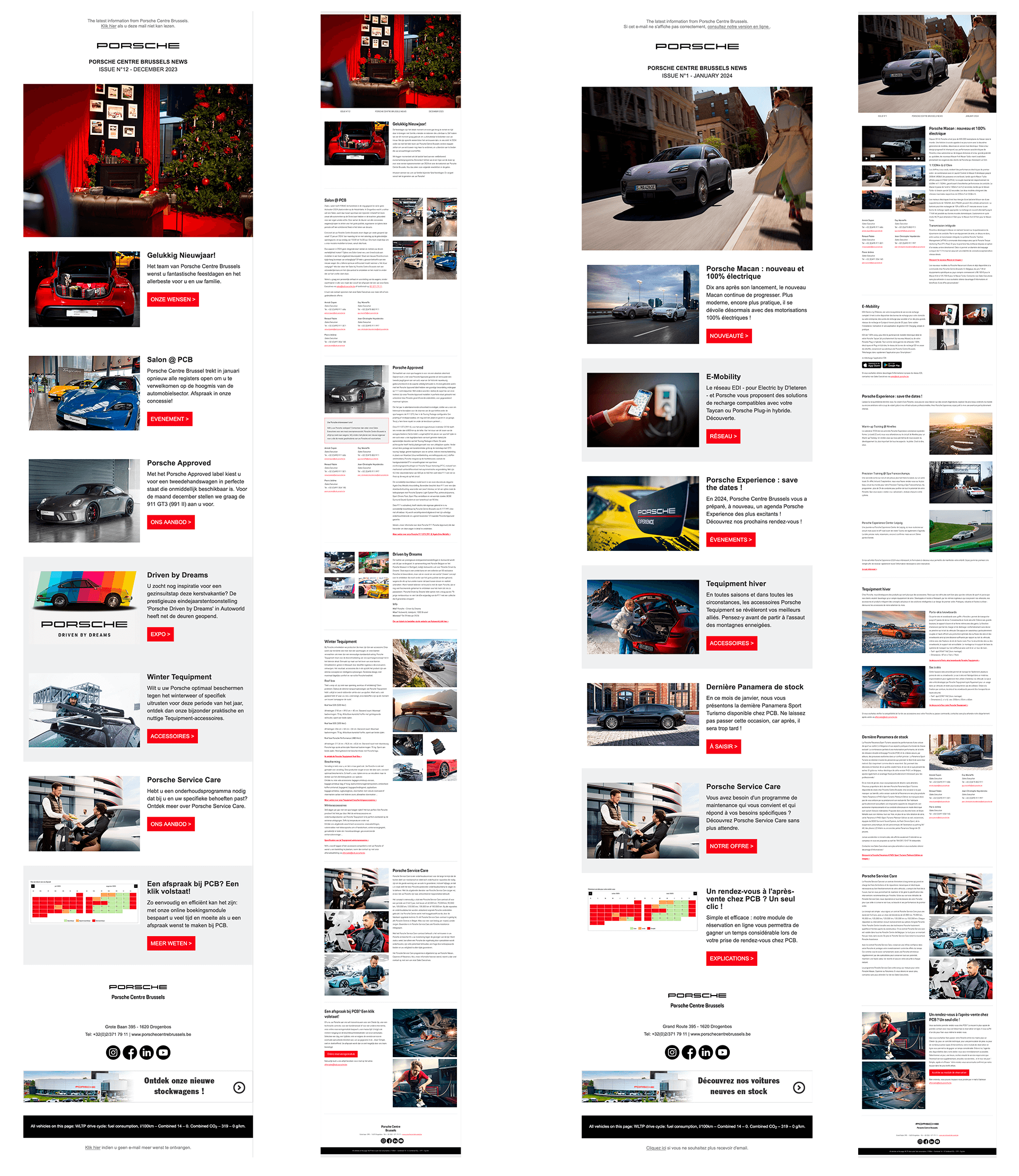 Newsletters Porsche Centre Brussels