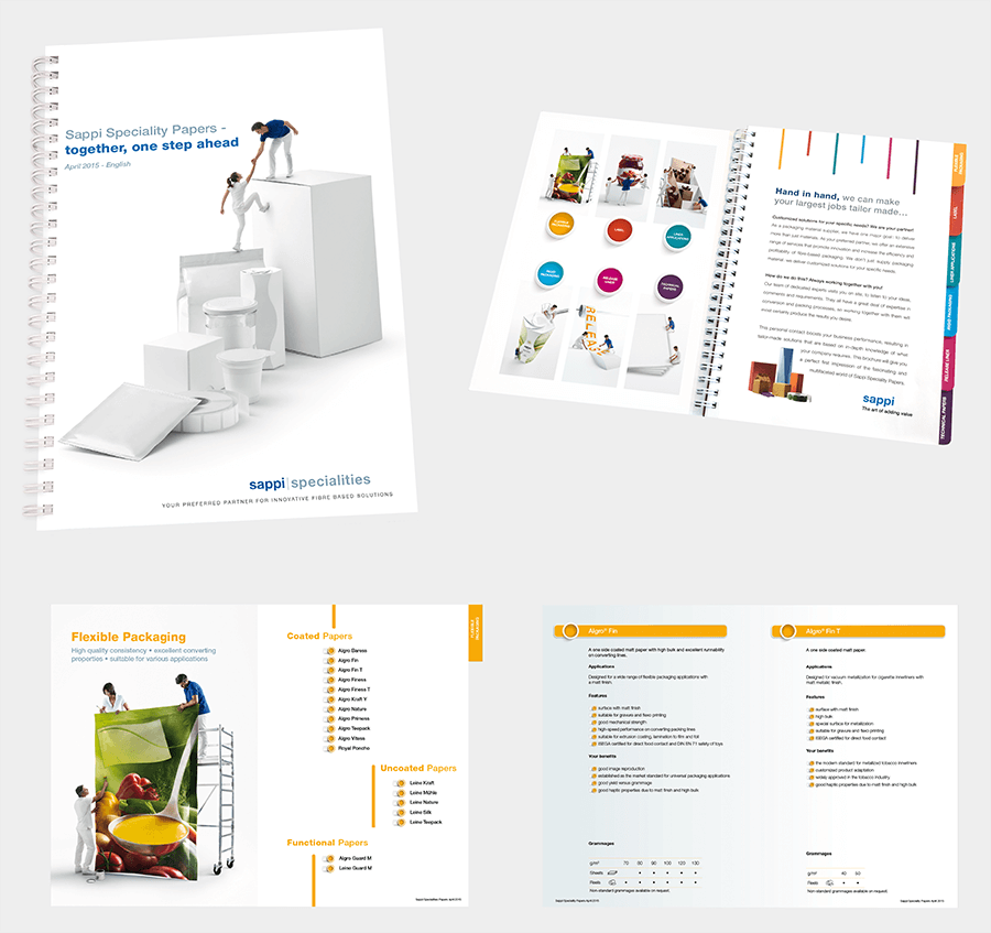 Sappi speciality paper-brochures-Equation advertising Brussels